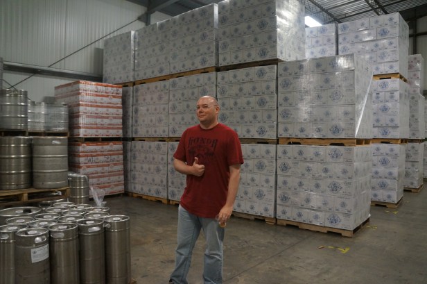 A feast during our Highland Brewing Company brewery tour in Asheville, North Carolina. A feast during our Highland Brewing Company brewery tour in Asheville, North Carolina.