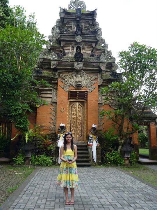 Ubud Kingdom Palace in Bali, Indonesia.