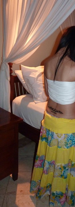 Henna Tattoo in Bali, Indonesia.