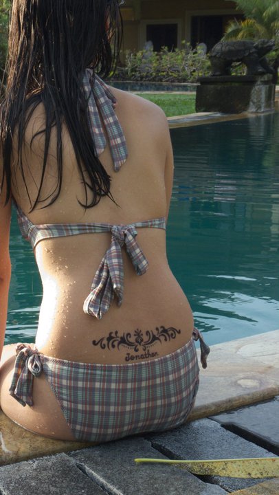 Henna Tattoo in Bali, Indonesia.