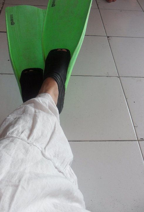 Snorkeling in Bali, Indonesia.