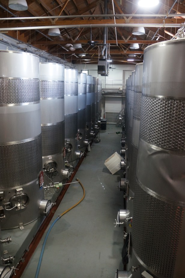 The wine tanks show during our winery tour at the Antler Village in Biltmore House and Estate in Asheville, North Carolina. The wine tanks show during our winery tour at the Antler Village in Biltmore House and Estate in Asheville, North Carolina.