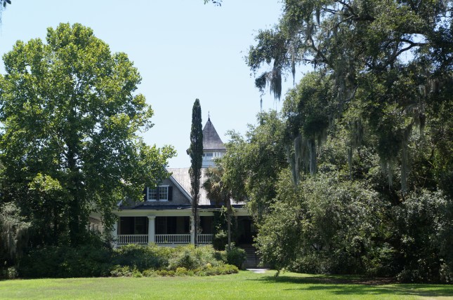 View of Magnolia House from Ashley river, Charleston, South Carolina. View of Magnolia House from Ashley river, Charleston, South Carolina.