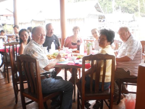 lunch at Koh Panyi Village, Thailand