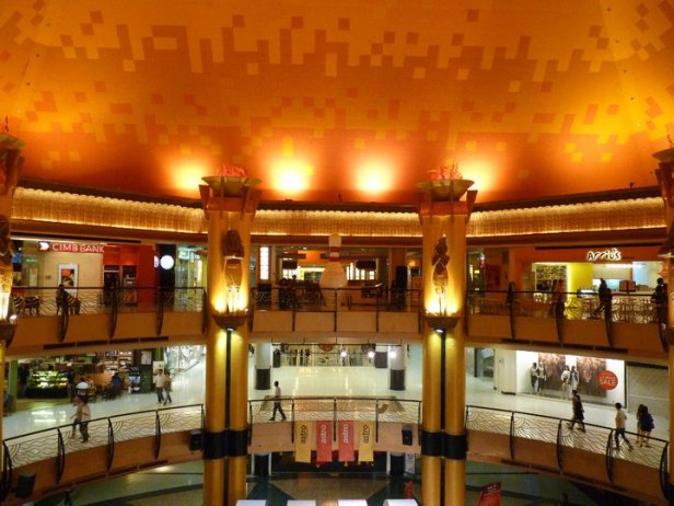 Inside Sunway Pyramid Shopping Mall in Petaling Jaya, Malaysia.