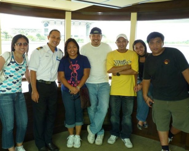 Aboard Cruise Tasik Putrajaya with the Captain during the annual Hot Air Balloon Festival in Putrajaya, Malaysia. Aboard Cruise Tasik Putrajaya with the Captain during the annual Hot Air Balloon Festival in Putrajaya, Malaysia.
