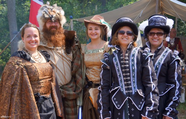 Group of friends enjoying Michigan Renaissance Faire 2012 in Holly, Michigan. Group of friends enjoying Michigan Renaissance Faire 2012 in Holly, Michigan.