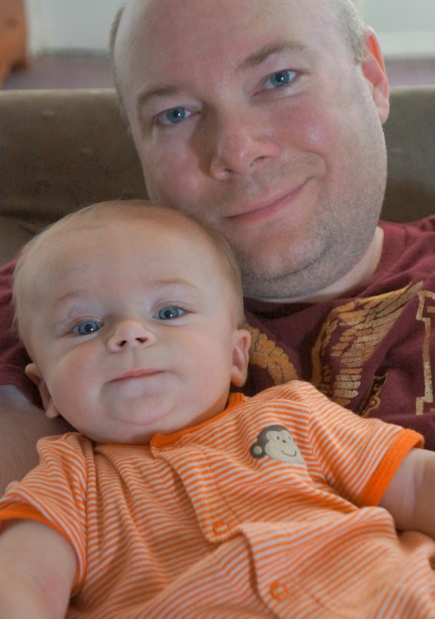 Hubby and our nephew Josiah Sellers.