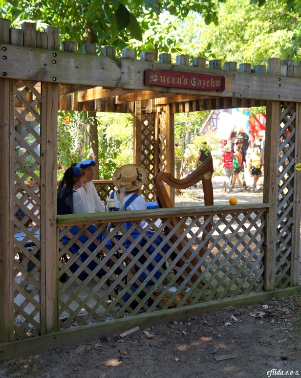 Gazebo at Michigan Renaissance Faire 2012 in Holly, Michigan.