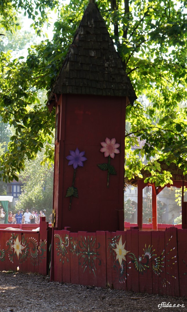 One of the structures at Michigan Renaissance Faire in Holly, Michigan.
