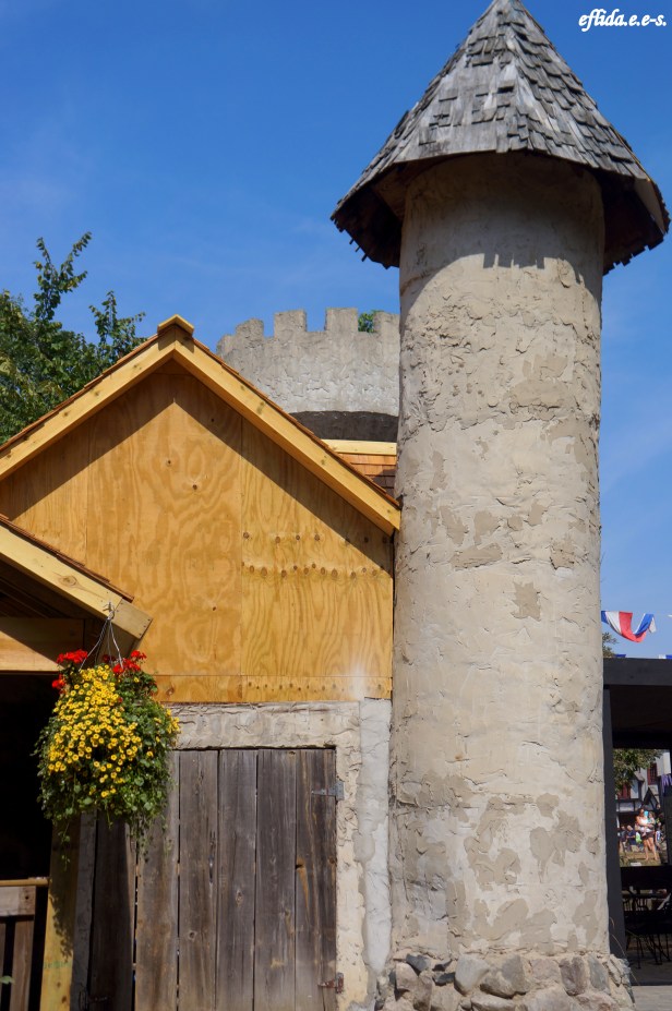 One of the structures at Michigan Renaissance Faire in Holly, Michigan.
