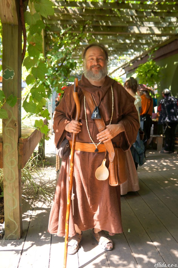 A monk at Michigan Renaissance Faire in Holly, Michigan. A monk at Michigan Renaissance Faire in Holly, Michigan.