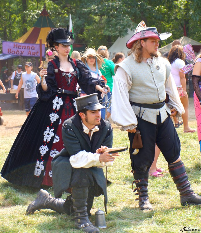 Some participants at Michigan Renaissance Faire in Holly, Michigan. Some participants at Michigan Renaissance Faire in Holly, Michigan.