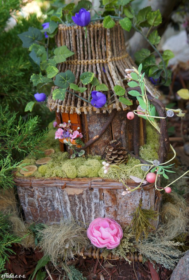 Another fairy house made of twigs at Michigan Renaissance Faire 2012.