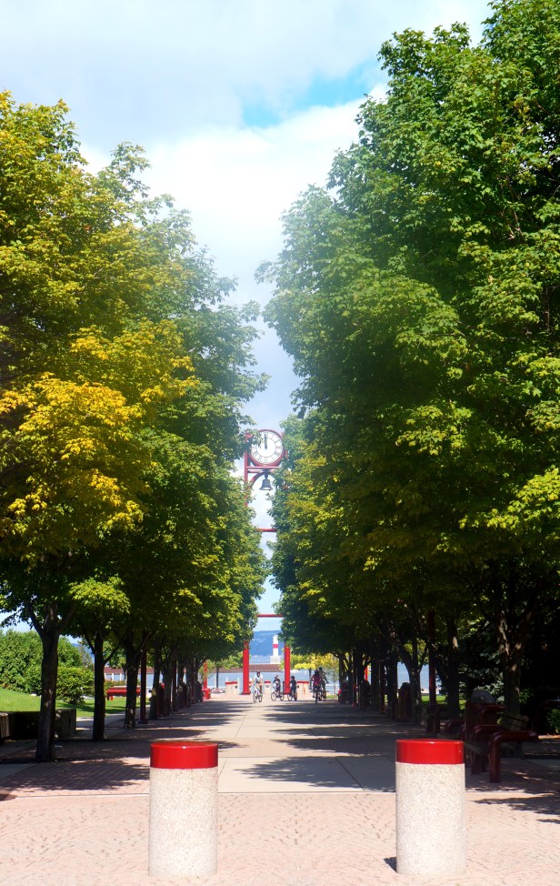 Petoskey City Park is situated right beside Petoskey Marina in Michigan.
