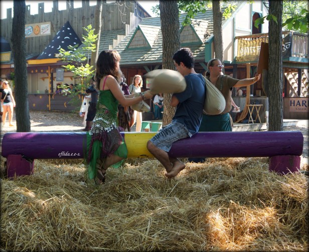 Sack fight at Michigan Renaissance Faire. Sack fight at Michigan Renaissance Faire.