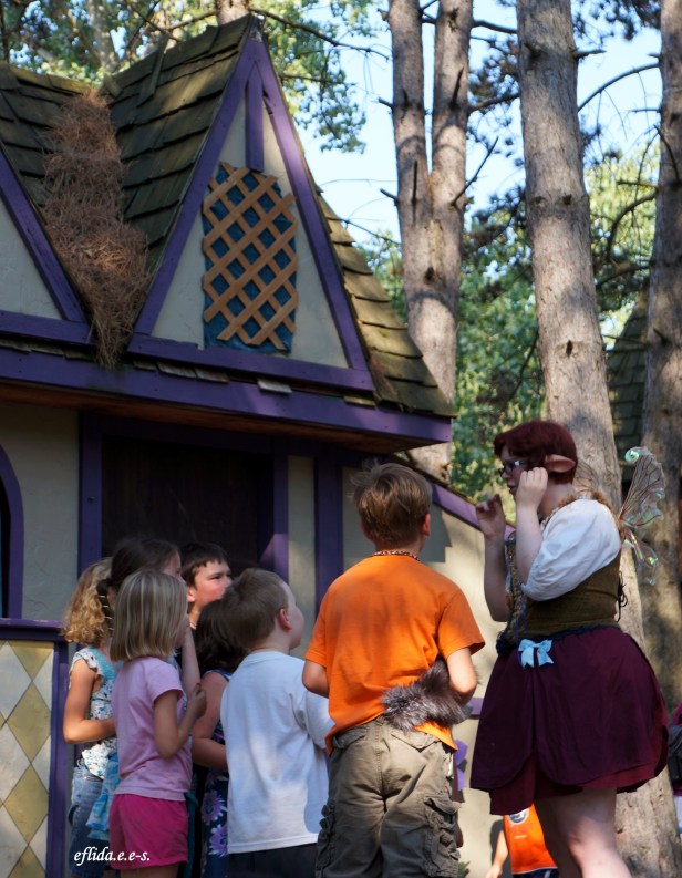 Storytelling and puppet show at Michigan Renaissance Faire. Storytelling and puppet show at Michigan Renaissance Faire.