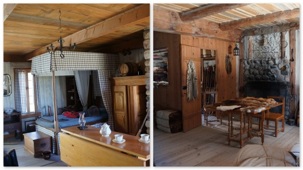 Inside one of the residences at Fort Michilimackinac, Michigan.