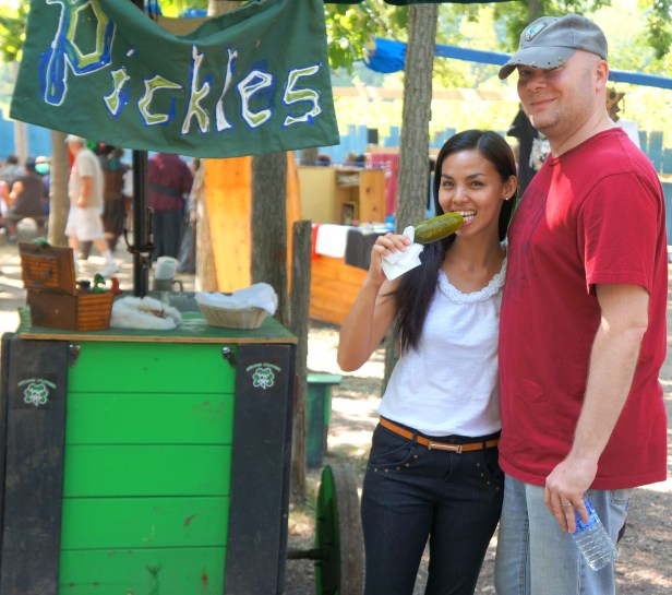 Pickles at Michigan Renaissance Faire. Pickles at Michigan Renaissance Faire.