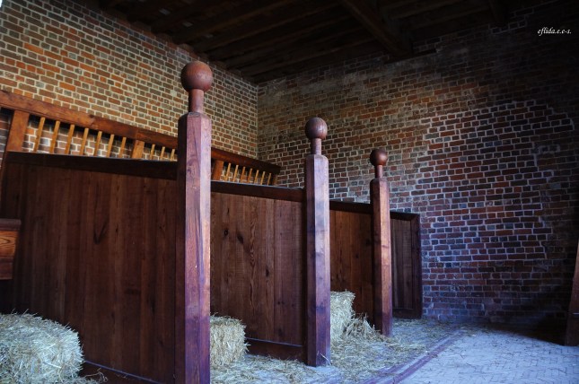 The stables at Tryon Palace in New Bern, North Carolina is the only original structure  that survived.