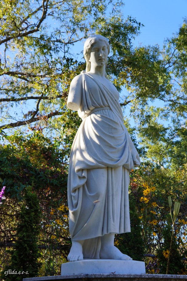 A statue at Tryon Palace and Gardens in New Bern, North Carolina.