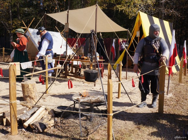 Some reenactors at Carolina Renaissance Faire in Charlotte, North Carolina.