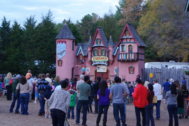 One of the stages at Carolina Renaissance Faire 2012 in Charlotte, North Carolina.