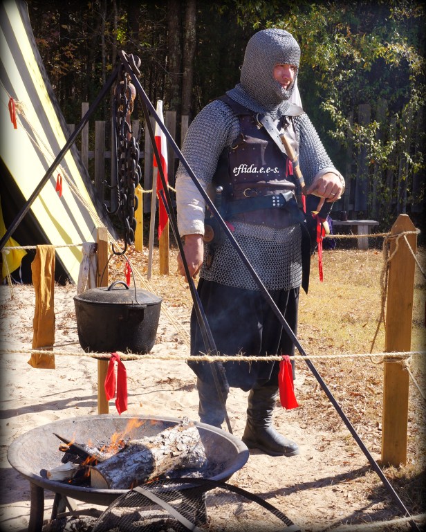 Medieval knights setting up their village at Carolina Renaissance Faire 2012 in Charlotte, North Carolina. Medieval knights setting up their village at Carolina Renaissance Faire 2012 in Charlotte, North Carolina.