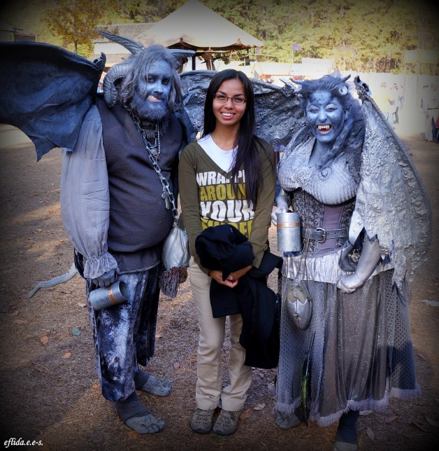 Gargoyles at Carolina Renaissance Faire 2012 in Charlotte, North Carolina. Gargoyles at Carolina Renaissance Faire 2012 in Charlotte, North Carolina.