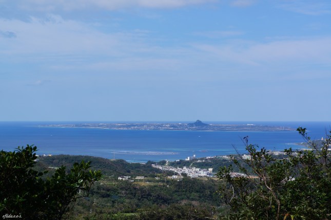 A spectacular view of Motobu town and Ie Island from the top of Mt.Yaedake, Motobu, Okinawa, Japan. A spectacular view of Motobu town and Ie Island from the top of Mt.Yaedake, Motobu, Okinawa, Japan.