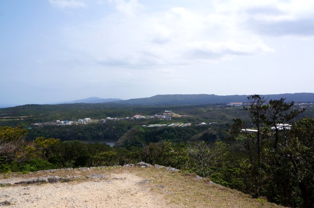 Zakimi castle was built on a hill, 120 meters above sea level which gives one a good view from elevation. Zakimi castle was built on a hill, 120 meters above sea level which gives one a good view from elevation.
