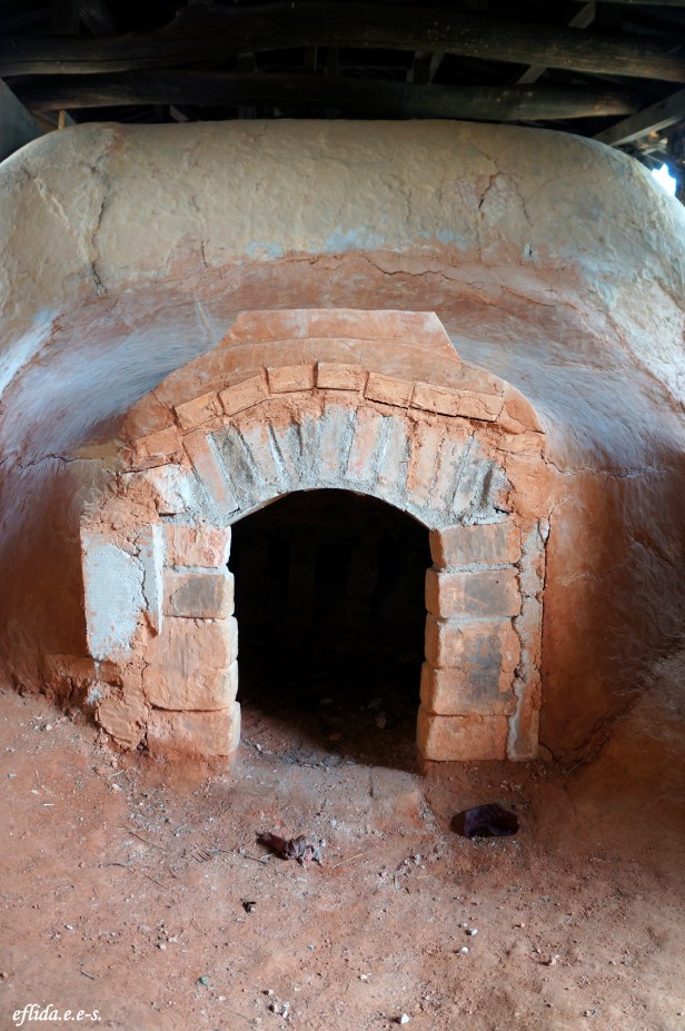 One of the linked chambers in the red-tiled uphill kiln in Yomitan Pottery Village, Okinawa, Japan. One of the linked chambers in the red-tiled uphill kiln in Yomitan Pottery Village, Okinawa, Japan.