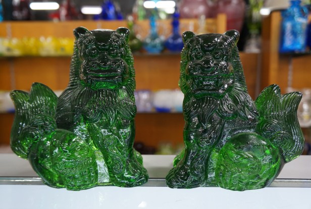 One of the handmade glass products for sale at the shop in Onna Glass Craft Learning Center in Okinawa, Japan. One of the handmade glass products for sale at the shop in Onna Glass Craft Learning Center in Okinawa, Japan.