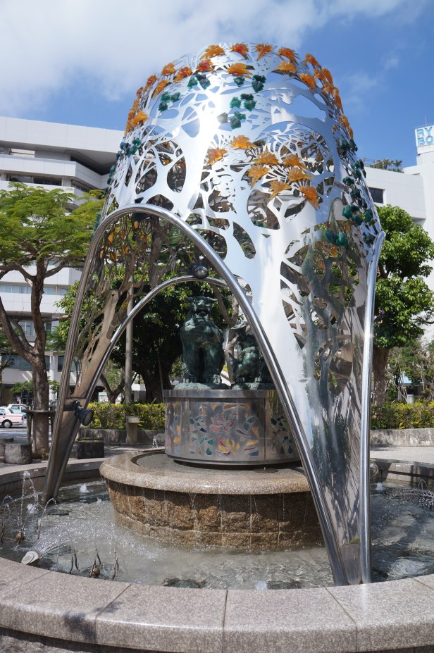 Some architectural displays in Naha City, Okinawa, Japan. 