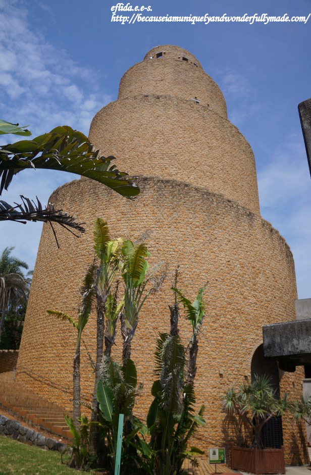 The Observatory inside the Tropical Dream Center at Ocean Expo Park in Motobu, Okinawa, Japan provides a full view of the seaside area from a height of 36 meters (118 feet).