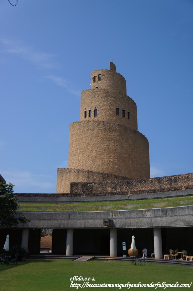 The Observatory inside the Tropical Dream Center at Ocean Expo Park in Motobu, Okinawa, Japan provides a full view of the seaside area from a height of 36 meters (118 feet).