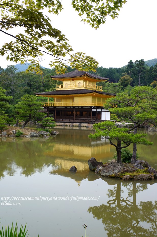 Kinkaku or the Golden Pavilion in Kyoto, Japan is perhaps the most beautiful structure in all of Japan.