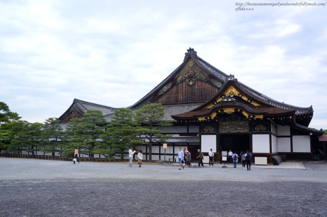The Ninomaru at Nijo Castle in Kyoto, Japan served as the residence and office of the shogun during his visits.