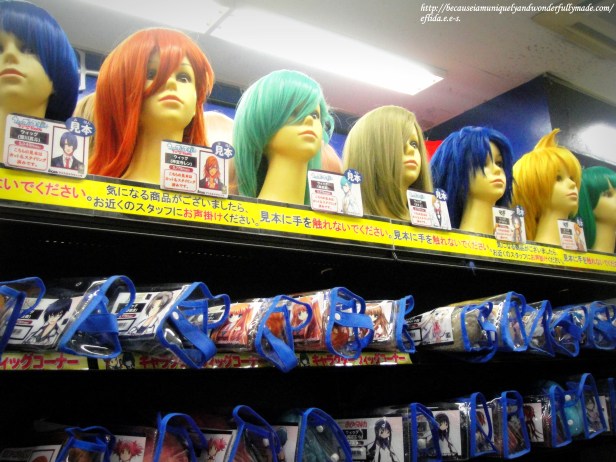 Some cosplay items on display in one of the shops at Akihabara in Tokyo, Japan. Some cosplay items on display in one of the shops at Akihabara in Tokyo, Japan.
