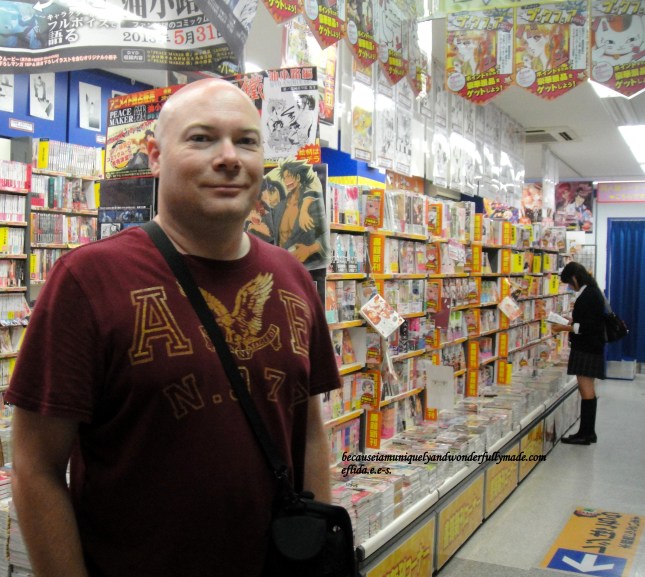 A glimpse of the inside of one of the Otaku shops in Akihabara in Tokyo, Japan. A glimpse of the inside of one of the Otaku shops in Akihabara in Tokyo, Japan.