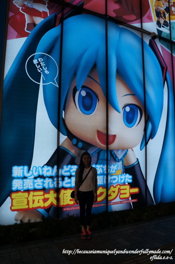 Hatsune Miku, one of the famous icons at Akihabara for Otakus in Tokyo, Japan. Hatsune Miku, one of the famous icons at Akihabara for Otakus in Tokyo, Japan.