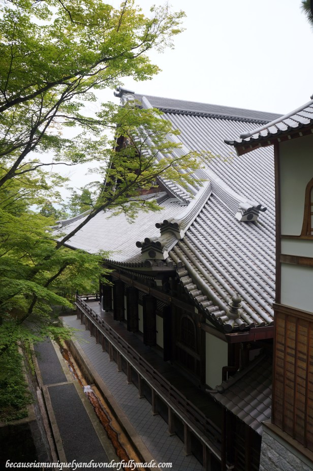 Eikan-dō Zenrin-ji 永観堂禅林寺  in Kyoto, Japan and its wooden corridors that connect the temples buildings.