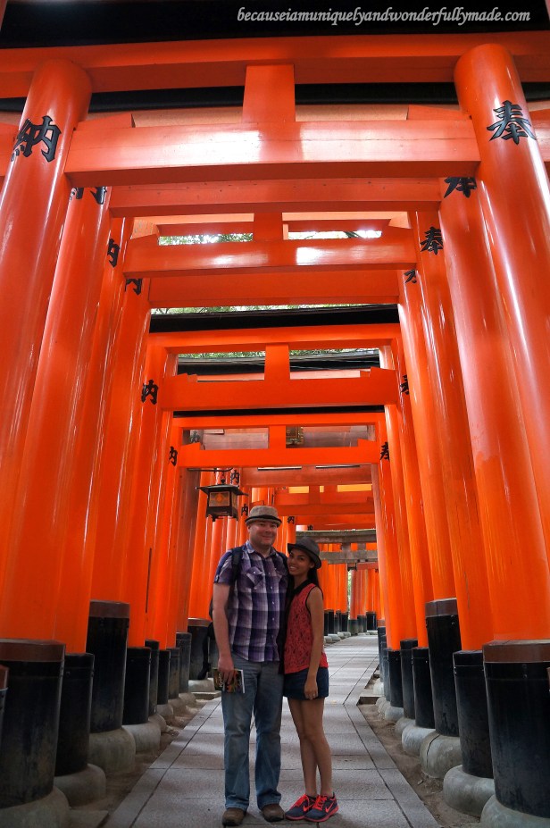 The Senbon Torii 千本鳥居 which means "thousands of torii gates" at Fushimi Inari Taisha 伏見稲荷大社 in Kyoto, Japan.