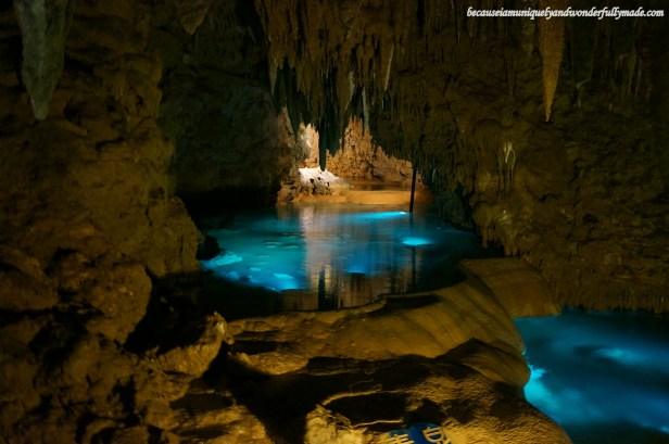 Gyokusendyo Cave at Okinawa World in Okinawa, Japan.