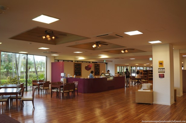 Dining facility at Southeast Botanical Garden in Okinawa City, Okinawa, Japan. (東南植物楽園 Tōnan Shokubutsu Rakuen)