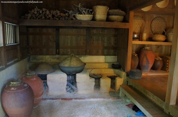 The kitchen of a native Okinawan house featured at Ocean Expo Park in Motobu, Okinawa, Japan. 本部 朝基 , 沖縄県 The kitchen of a native Okinawan house featured at Ocean Expo Park in Motobu, Okinawa, Japan. 本部 朝基 , 沖縄県