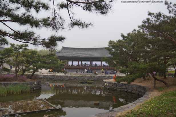 Cheonugak Pavilion at Namsangol Traditional Village in Jung-gu, Seoul, South Korea.