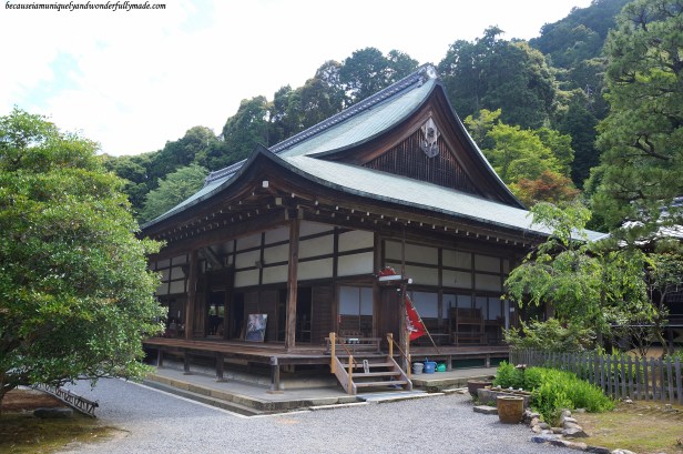 The Main Hall of Nison-in Temple 二尊院 in Kyoto 京都市 ,  Japan 日本.