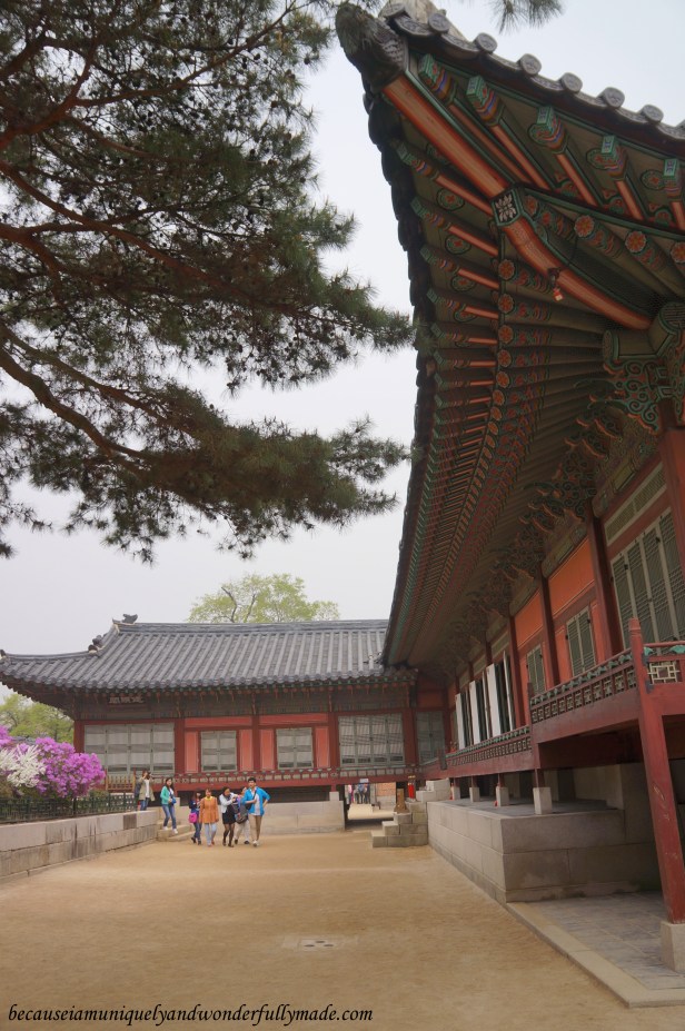 A beautifully detailed roof at Gyeongbokgung Palace 경복궁 in Seoul, South Korea. 