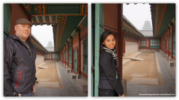 At Gyeongbokgung Palace 경복궁 in Seoul, South Korea.